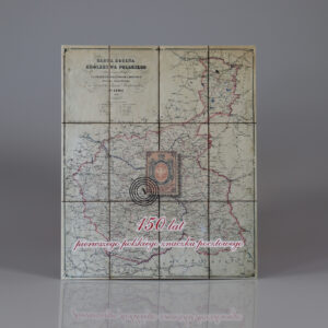 Książka historyczna z mapą regionu na okładce.