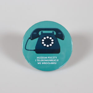 Przypinka -  aparat telefoniczny